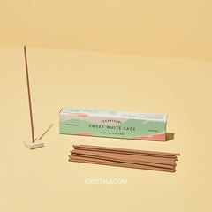 Sweet White Sage Incense -30 sticks w/ holder - SCENTSUAL