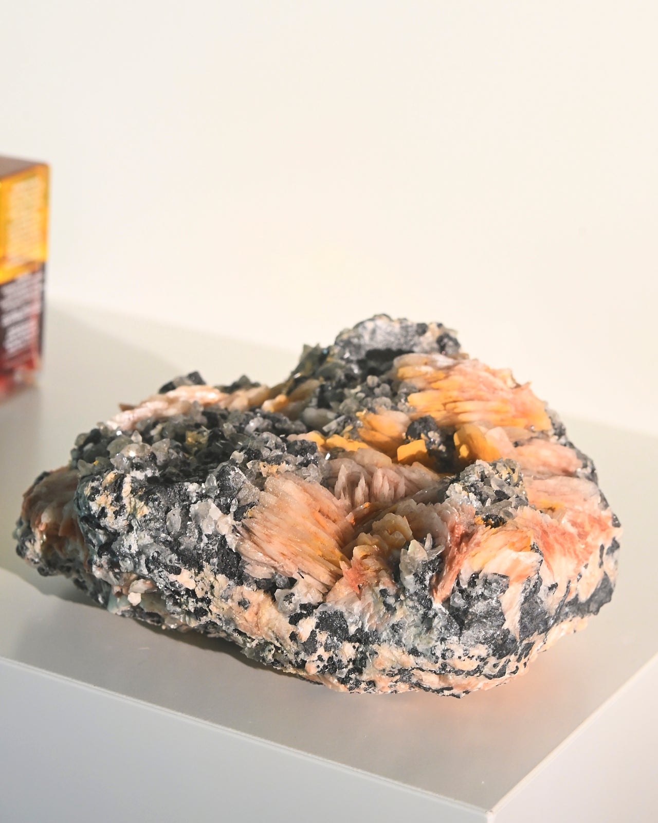 Barite, Galena & Quartz Cluster