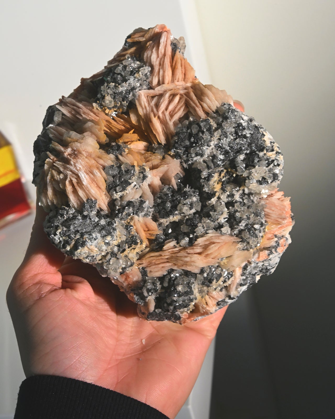 Barite, Galena & Quartz Cluster