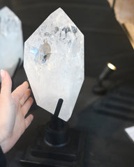 XL Clear Quartz Form on Spinning Stand 7lbs