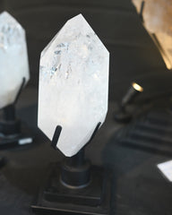 XL Clear Quartz Form on Spinning Stand 7lbs