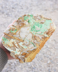 Australian Variscite with Polished Face 4lbs