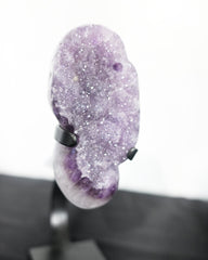 Light Purple Amethyst Crystal Geode on Stand 3.7lbs
