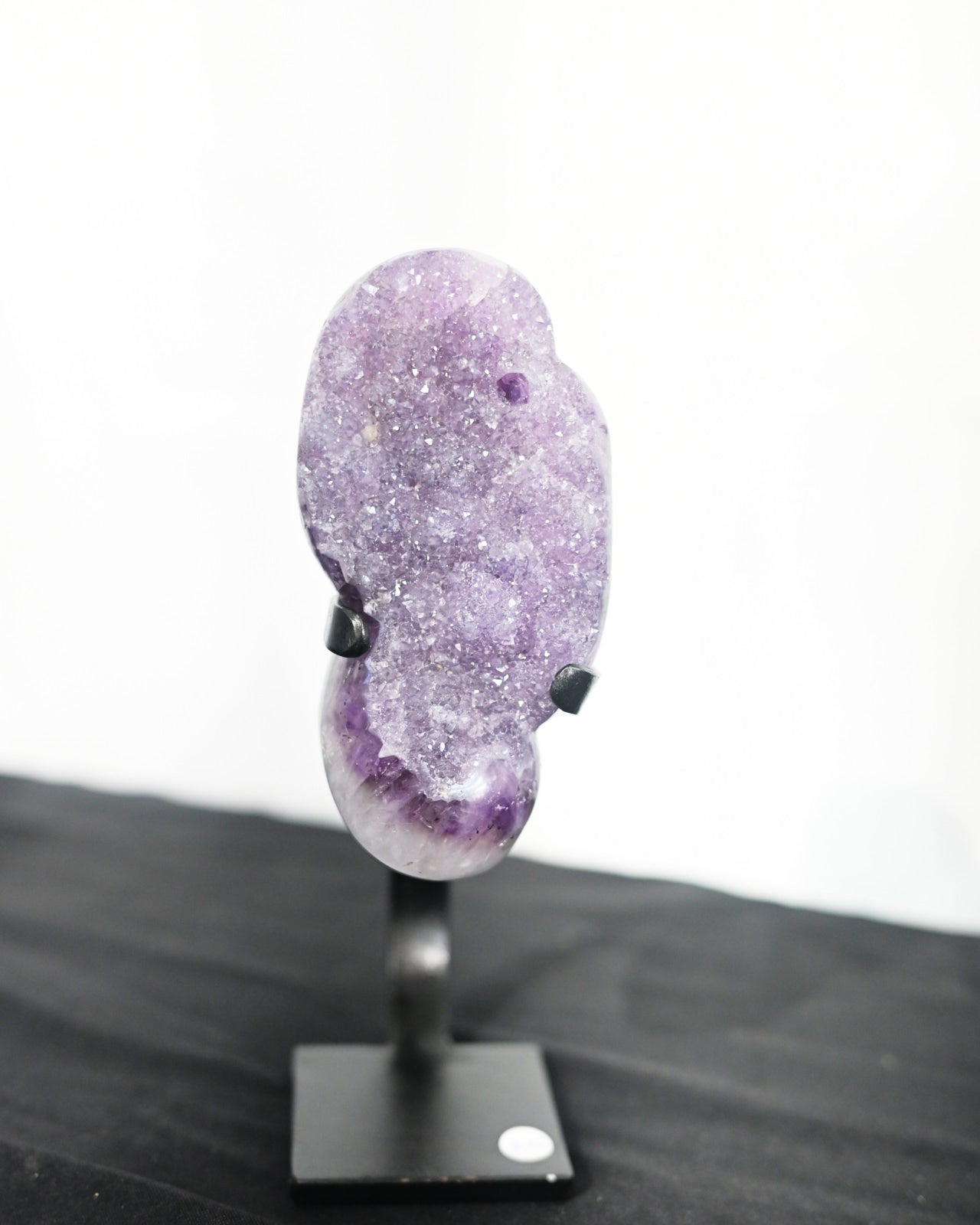 Light Purple Amethyst Crystal Geode on Stand 3.7lbs