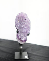 Light Purple Amethyst Crystal Geode on Stand 3.7lbs