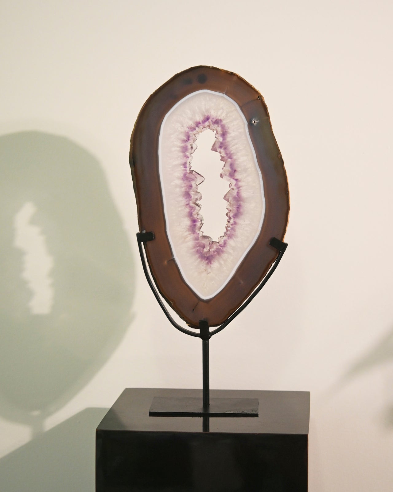XL Amethyst Crystal Slab on Stand