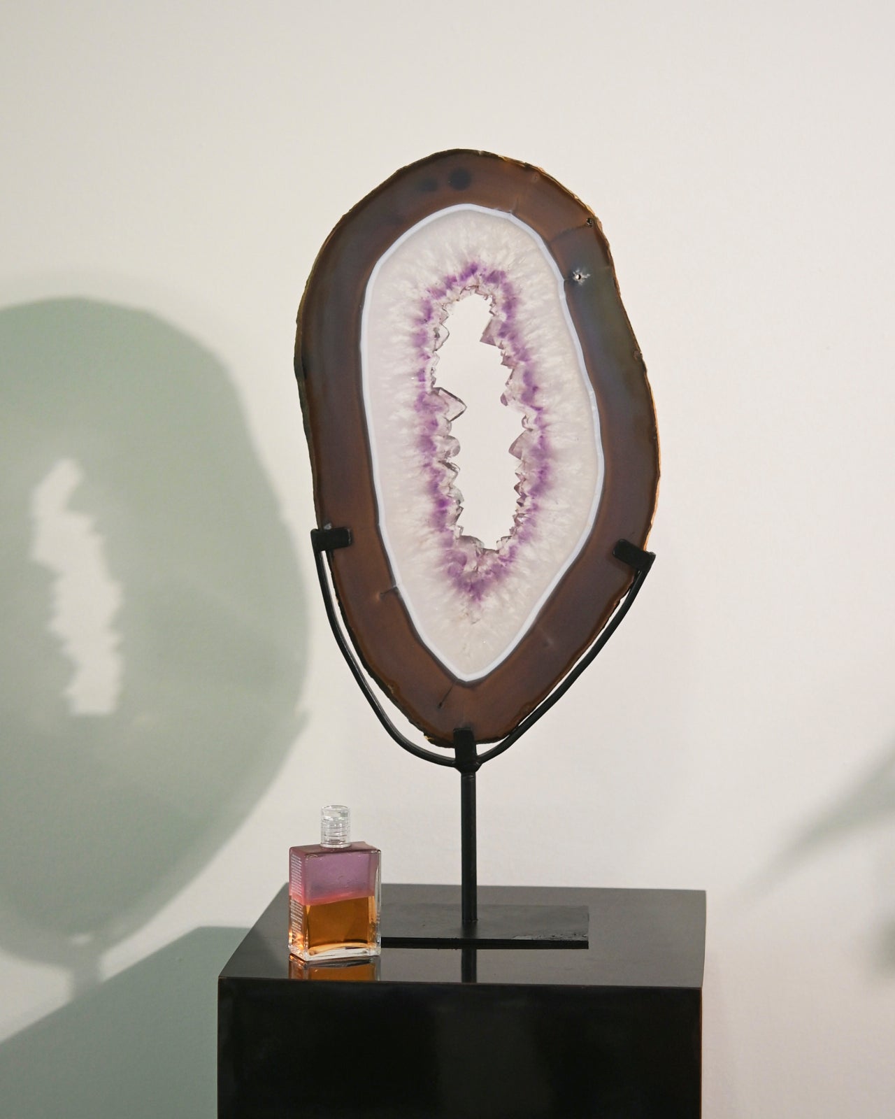 XL Amethyst Crystal Slab on Stand