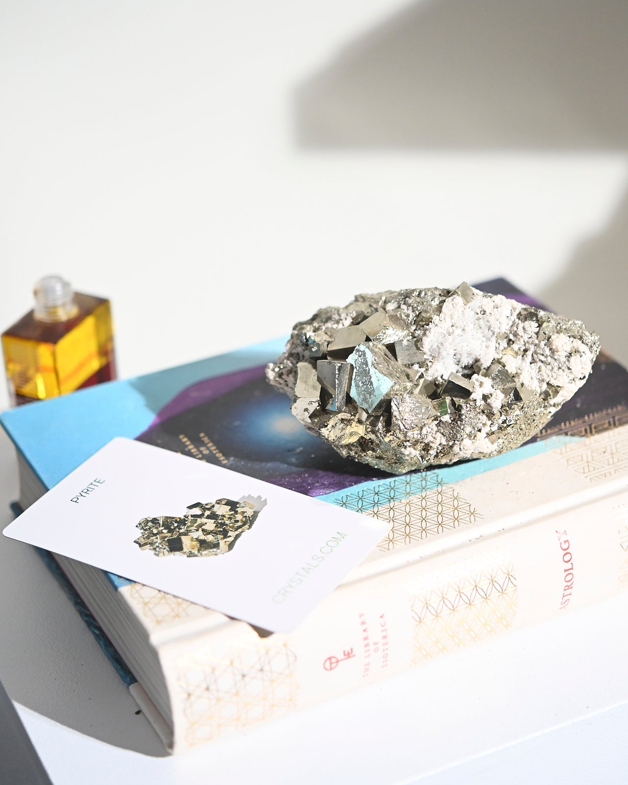 Pyrite and Quartz Crystal Cluster 2.6lbs