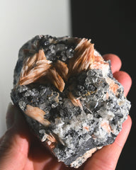 Barite, Galena & Quartz Cluster
