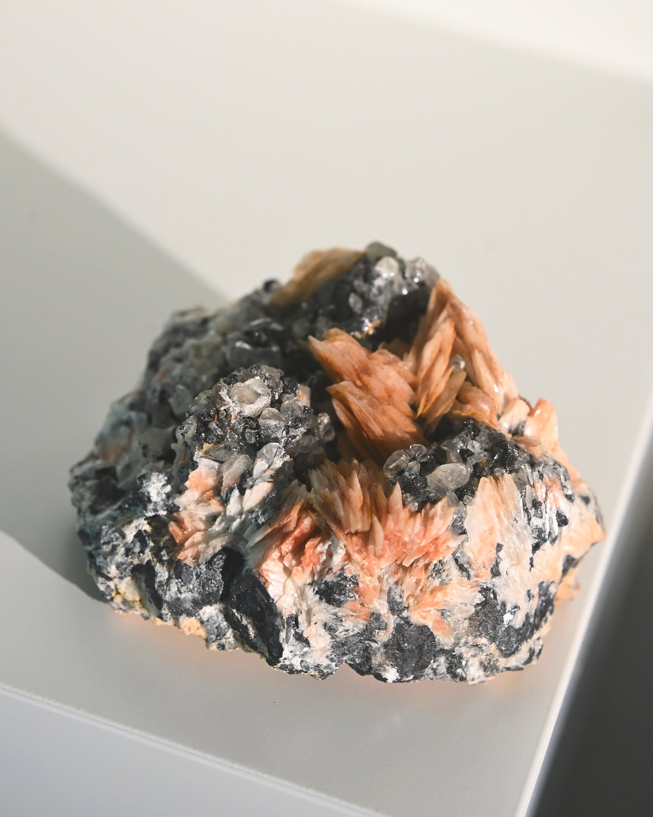 Barite, Galena & Quartz Cluster