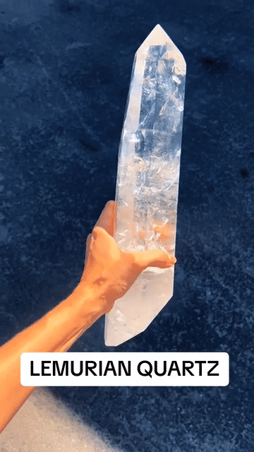 XXL Lemurian Seed Crystal on Stand 11lbs