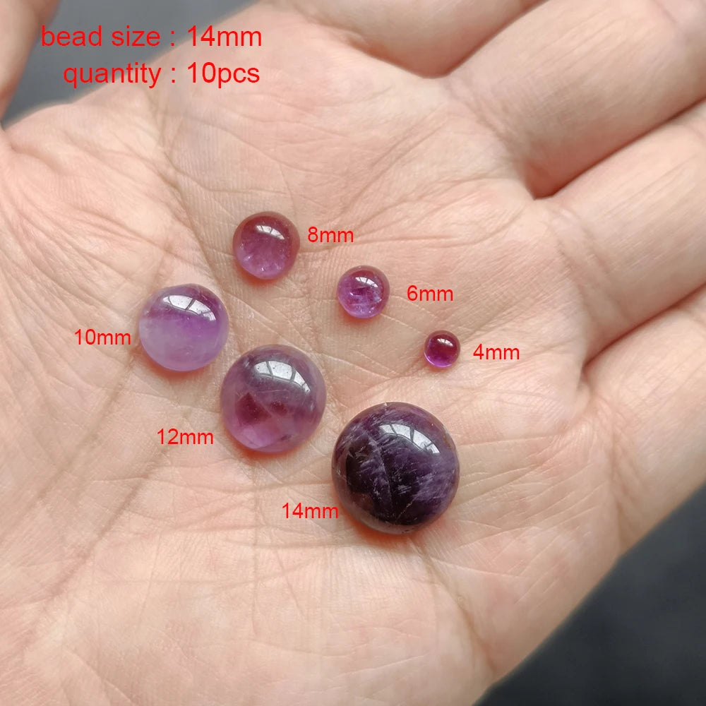Natural Amethyst Stone Beads Purple Quartzs Crystal Irregular Multiple size Loose Beads For Jewelry Making DIY Necklace Bracelet