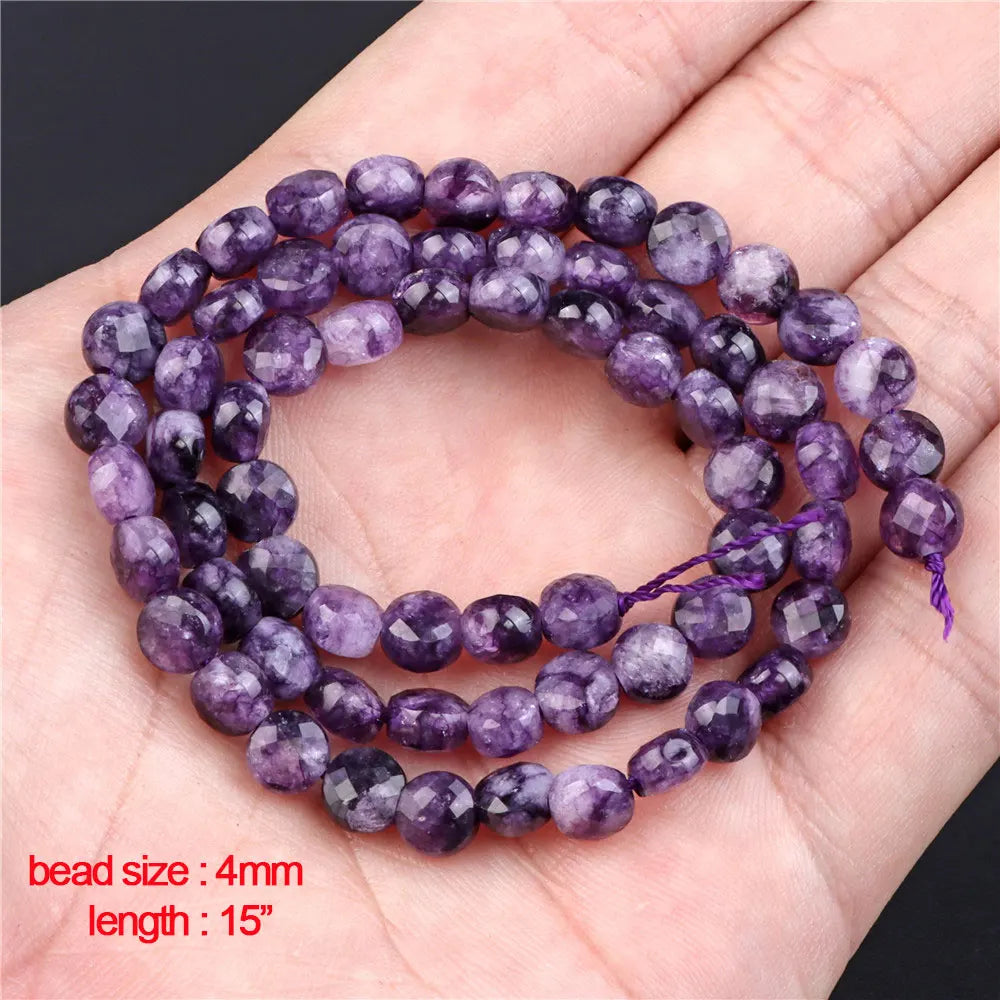 Natural Amethyst Stone Beads Purple Quartzs Crystal Irregular Multiple size Loose Beads For Jewelry Making DIY Necklace Bracelet