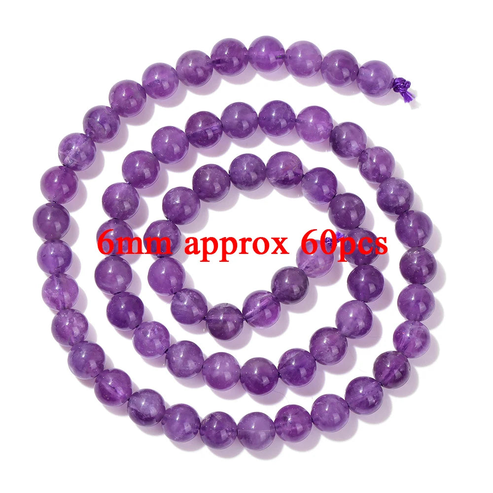 Natural Amethyst Stone Beads Purple Quartzs Crystal Irregular Multiple size Loose Beads For Jewelry Making DIY Necklace Bracelet