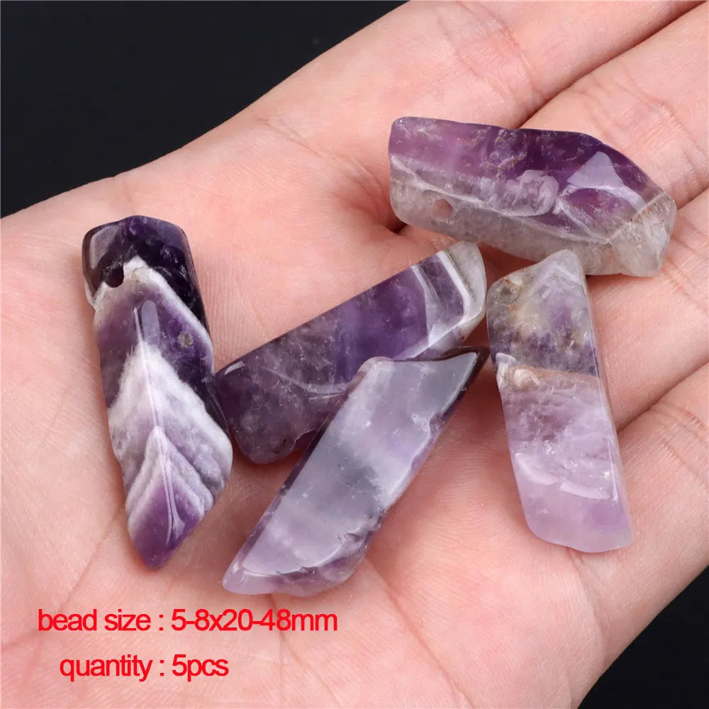 Natural Amethyst Stone Beads Purple Quartzs Crystal Irregular Multiple size Loose Beads For Jewelry Making DIY Necklace Bracelet