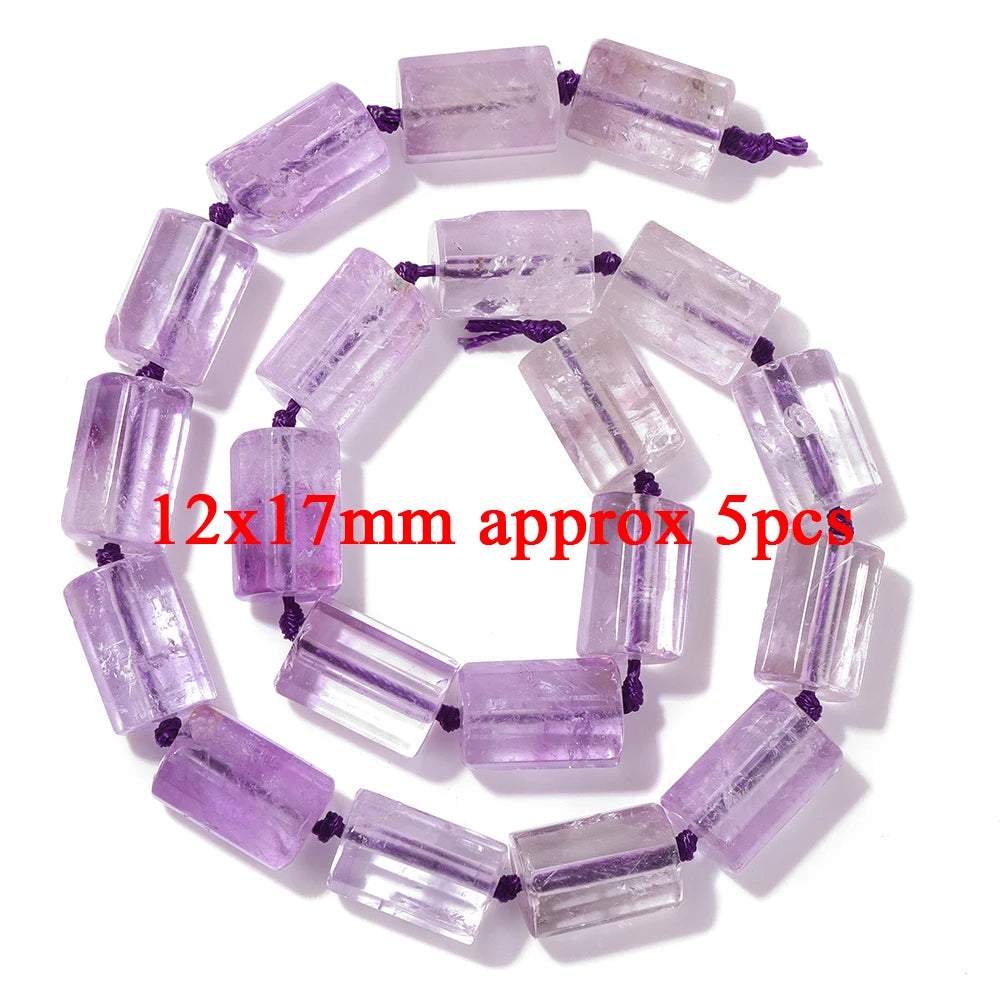 Natural Amethyst Stone Beads Purple Quartzs Crystal Irregular Multiple size Loose Beads For Jewelry Making DIY Necklace Bracelet