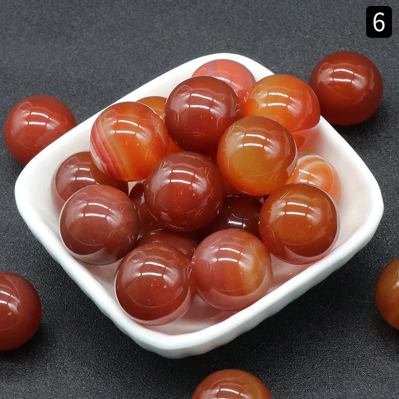 20mm Natural Crystal Stone Healing Energy Amethyst Gem Gemstone Room Decor Crystal Raw Stone Feng Shui Ball Home Office Ornament