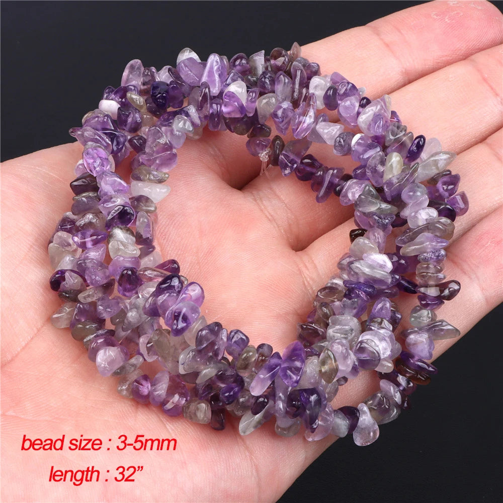 Natural Amethyst Stone Beads Purple Quartzs Crystal Irregular Multiple size Loose Beads For Jewelry Making DIY Necklace Bracelet