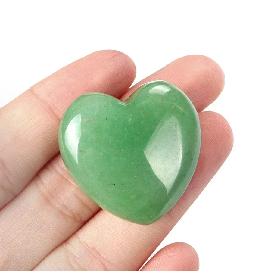 10/20/30PCS Heart Shape LOVE 20MM Natural Crystal Amethyst Agate Irregular Mineral Healing Stone Gravel Specimen Home Decoration