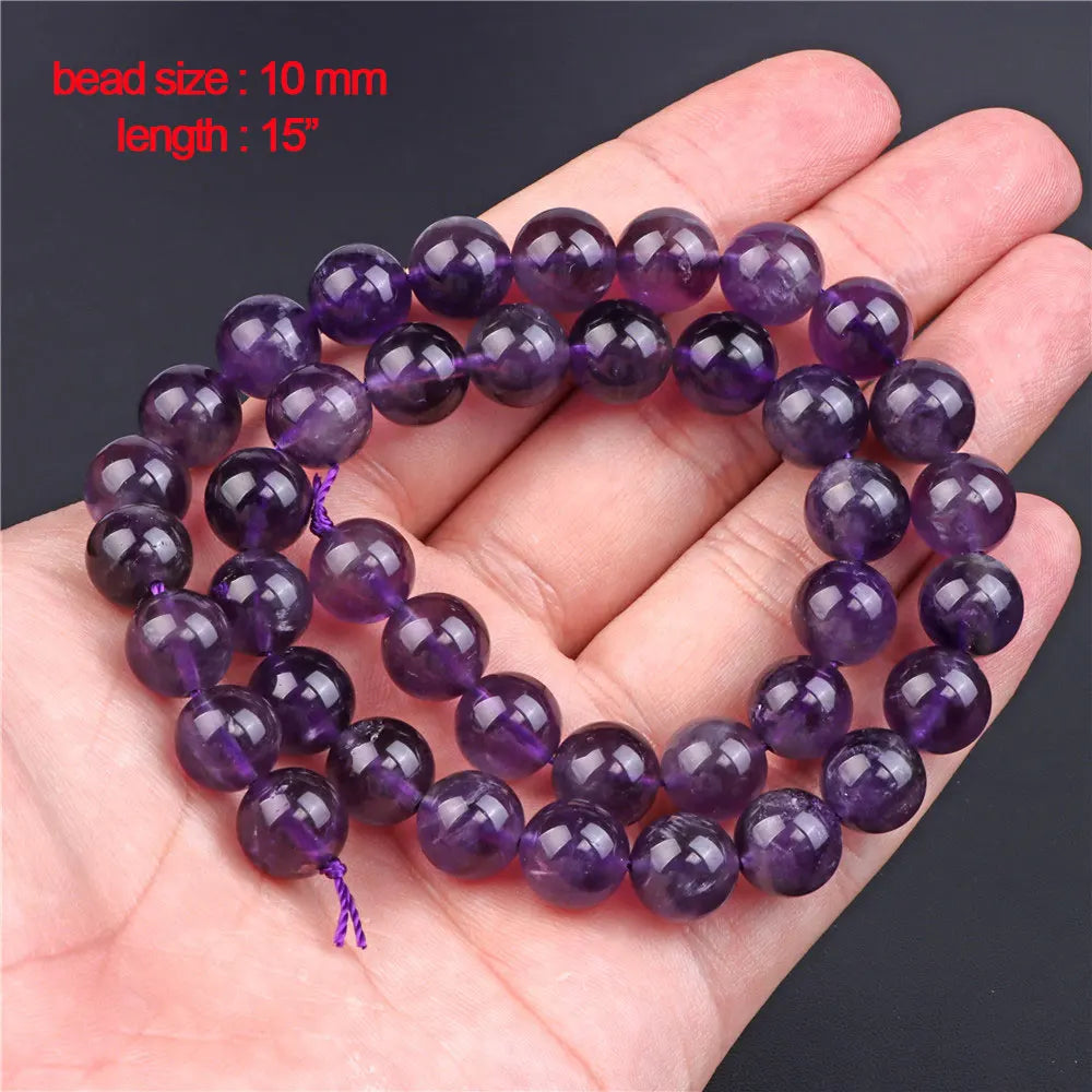 Natural Amethyst Stone Beads Purple Quartzs Crystal Irregular Multiple size Loose Beads For Jewelry Making DIY Necklace Bracelet