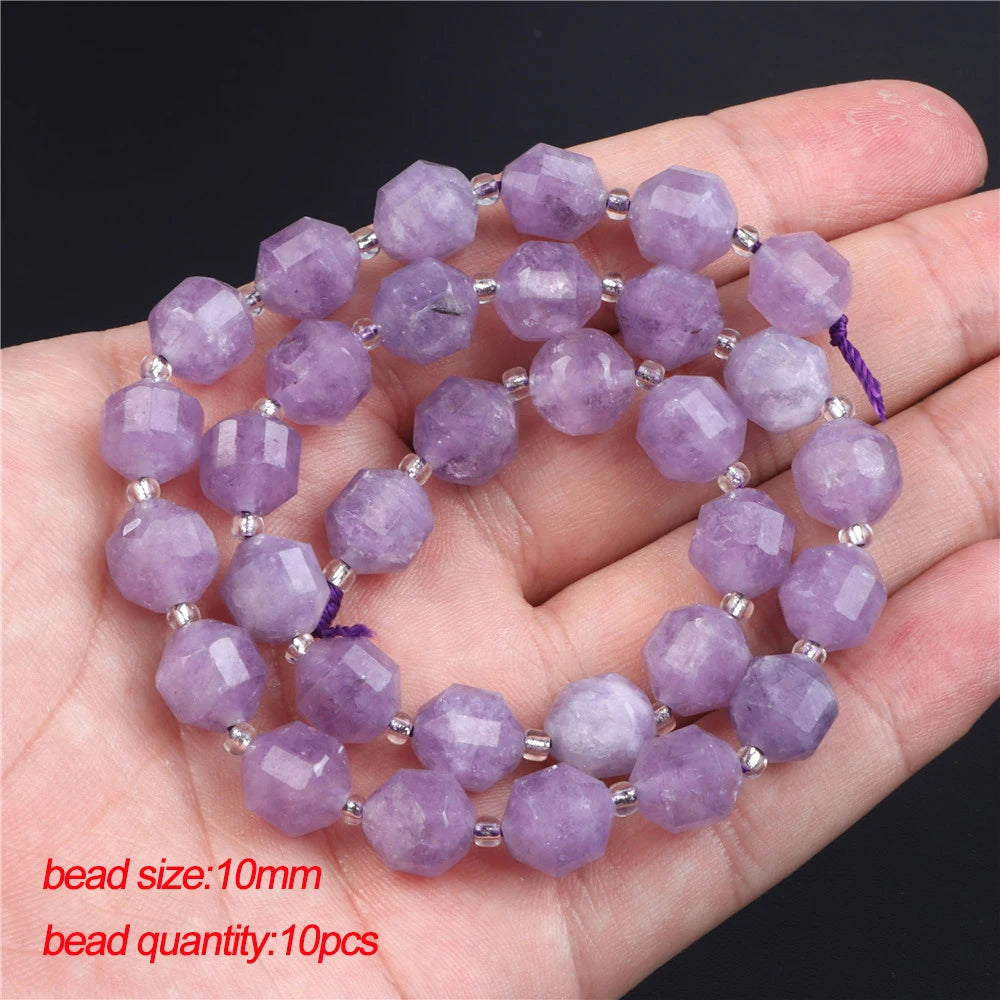 Natural Amethyst Stone Beads Purple Quartzs Crystal Irregular Multiple size Loose Beads For Jewelry Making DIY Necklace Bracelet