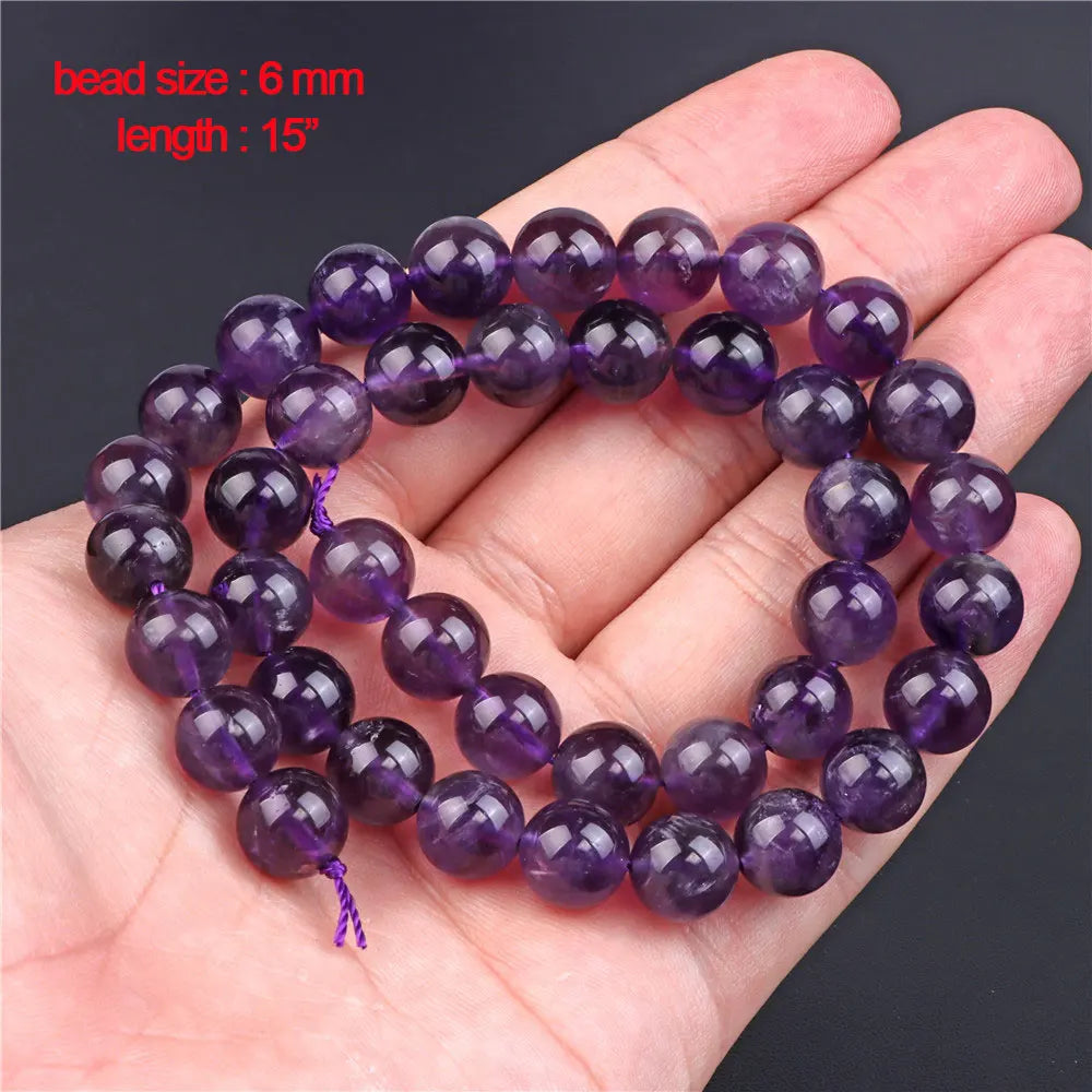 Natural Amethyst Stone Beads Purple Quartzs Crystal Irregular Multiple size Loose Beads For Jewelry Making DIY Necklace Bracelet