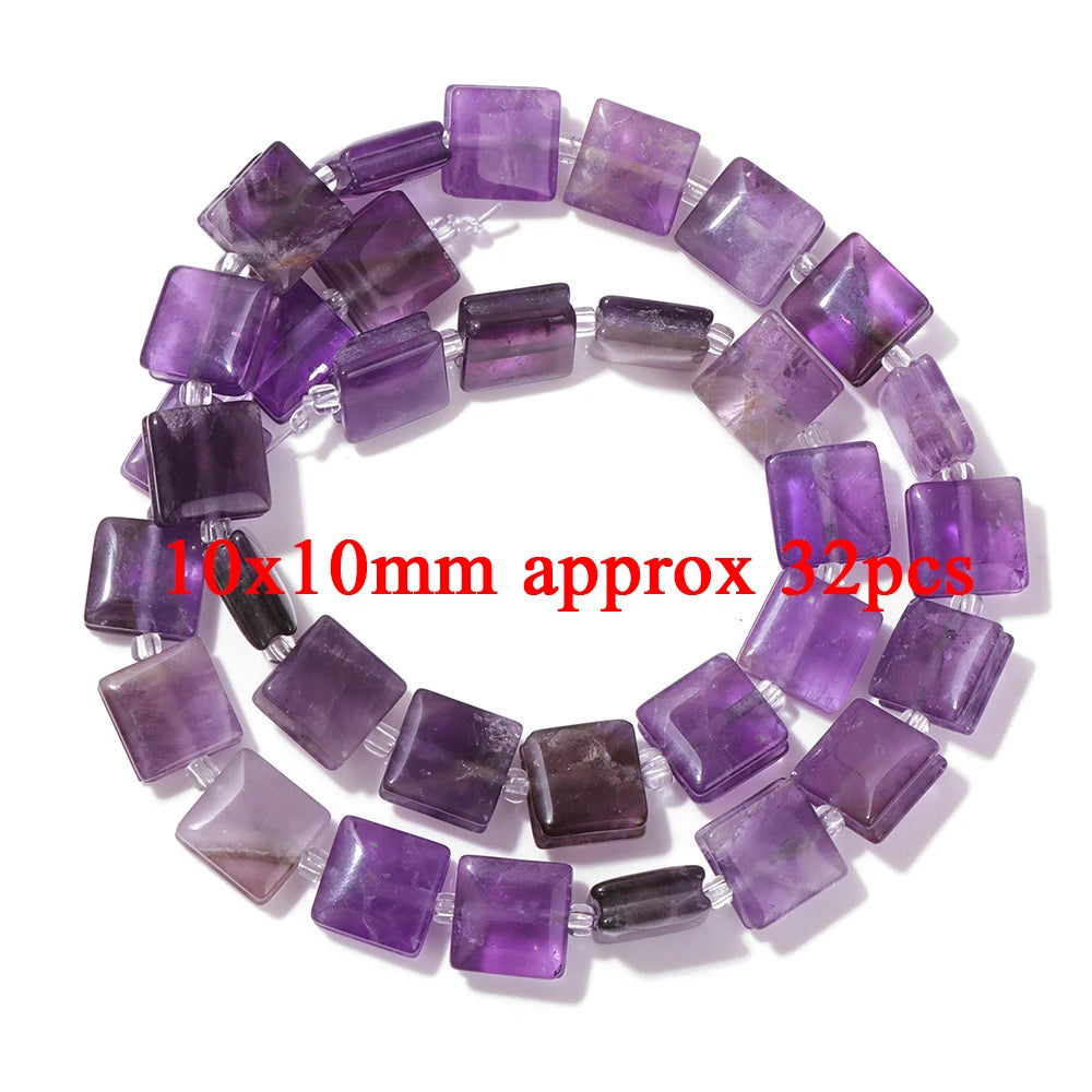 Natural Amethyst Stone Beads Purple Quartzs Crystal Irregular Multiple size Loose Beads For Jewelry Making DIY Necklace Bracelet