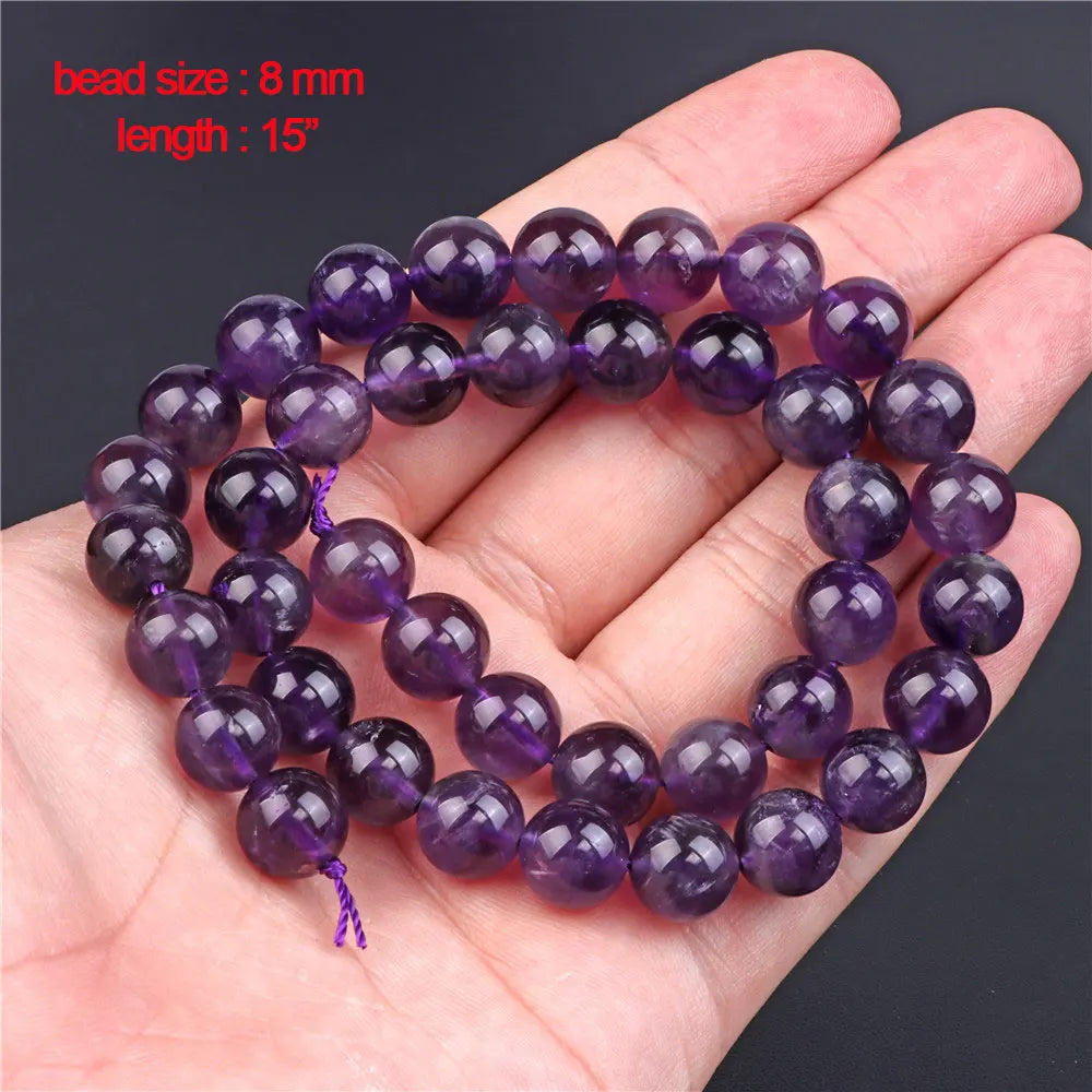 Natural Amethyst Stone Beads Purple Quartzs Crystal Irregular Multiple size Loose Beads For Jewelry Making DIY Necklace Bracelet
