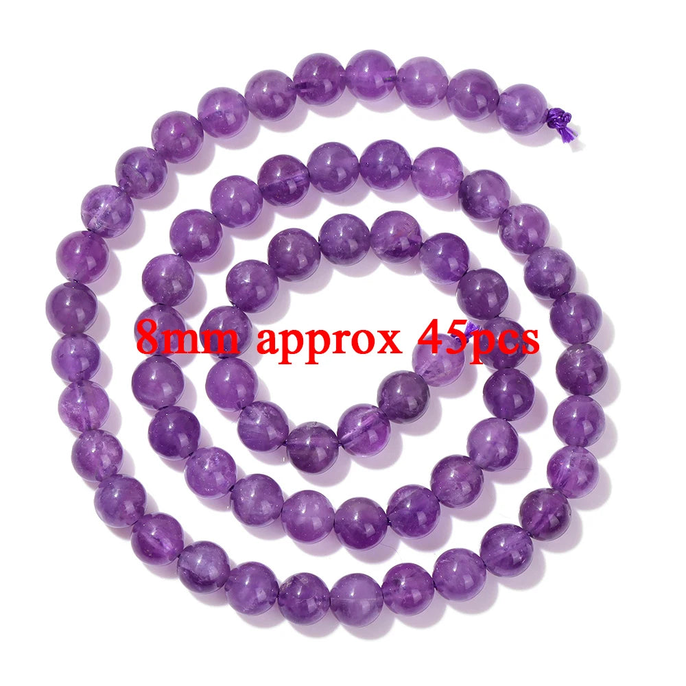 Natural Amethyst Stone Beads Purple Quartzs Crystal Irregular Multiple size Loose Beads For Jewelry Making DIY Necklace Bracelet