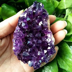New Amethyst Natural Stone Purple Pink Amethysts Crystals Cluster Druzy Geode Mineral Rock Healing Crystal Point Energy Wand Crafts