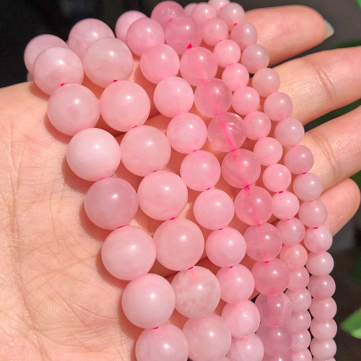 Natural Amethyst Stone Beads 6/8/10mm Round Shape Crystal Loose Spacer Beads For Jewelry Making Diy Bracelet Necklace 15inch
