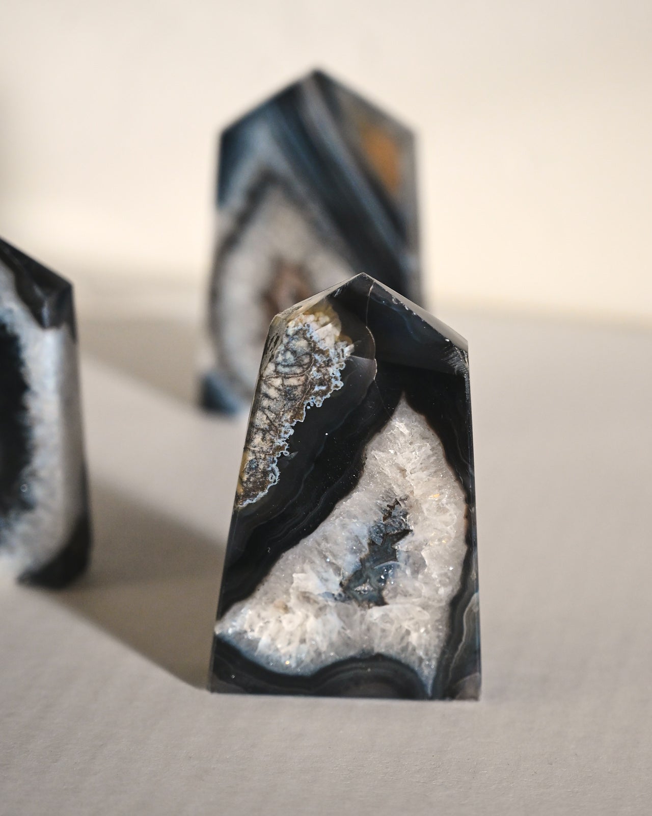 Druzy Agate Tower