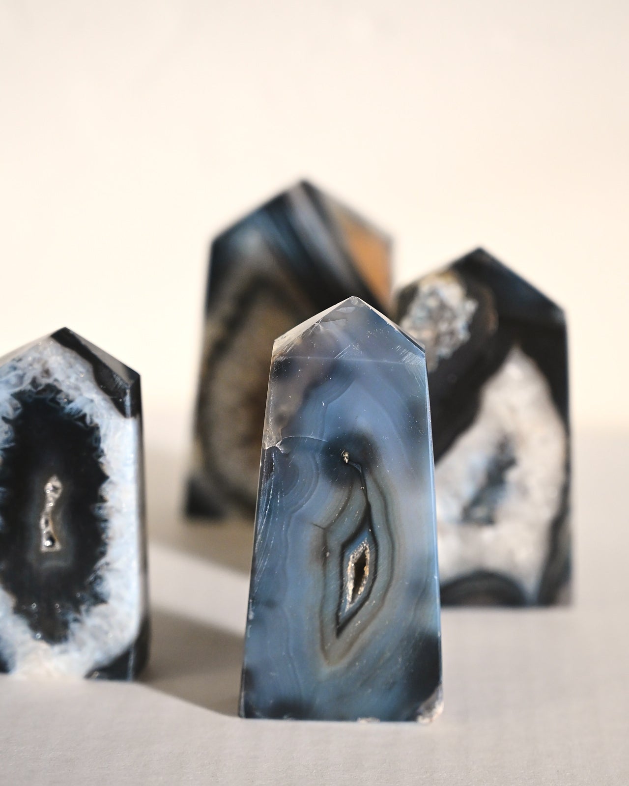 Druzy Agate Tower