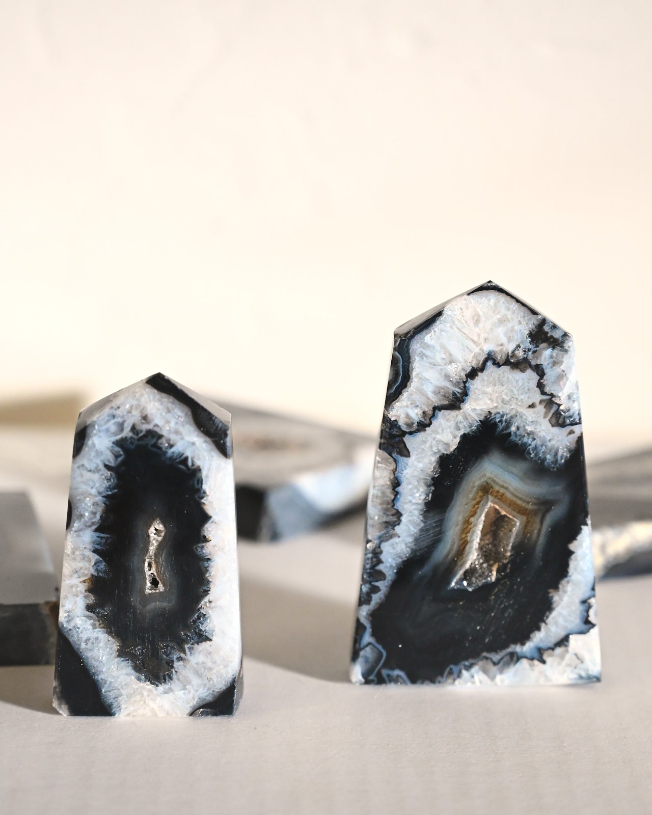Druzy Agate Tower