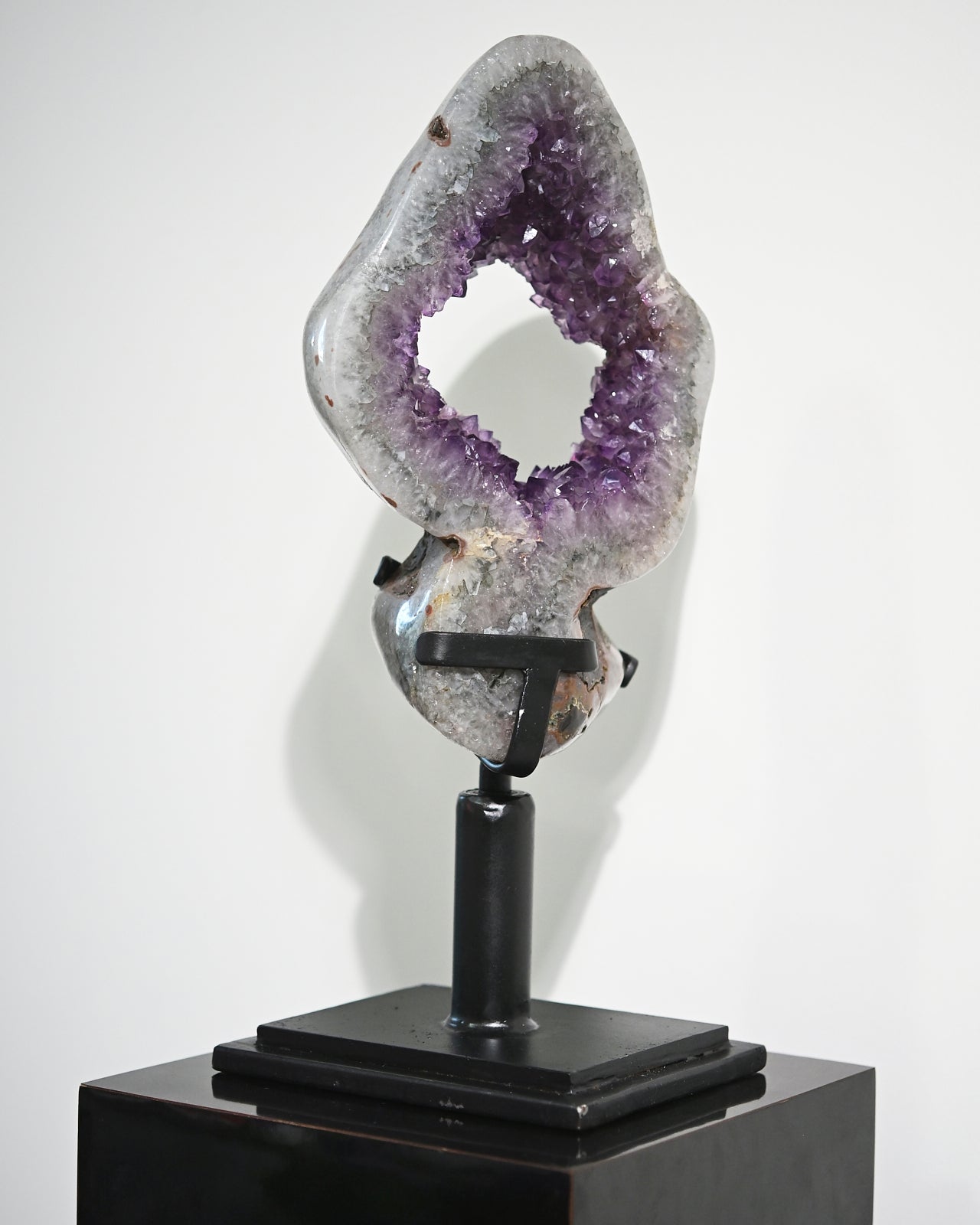 XXL Amethyst Crystal Geode on Spinning Stand 23lbs