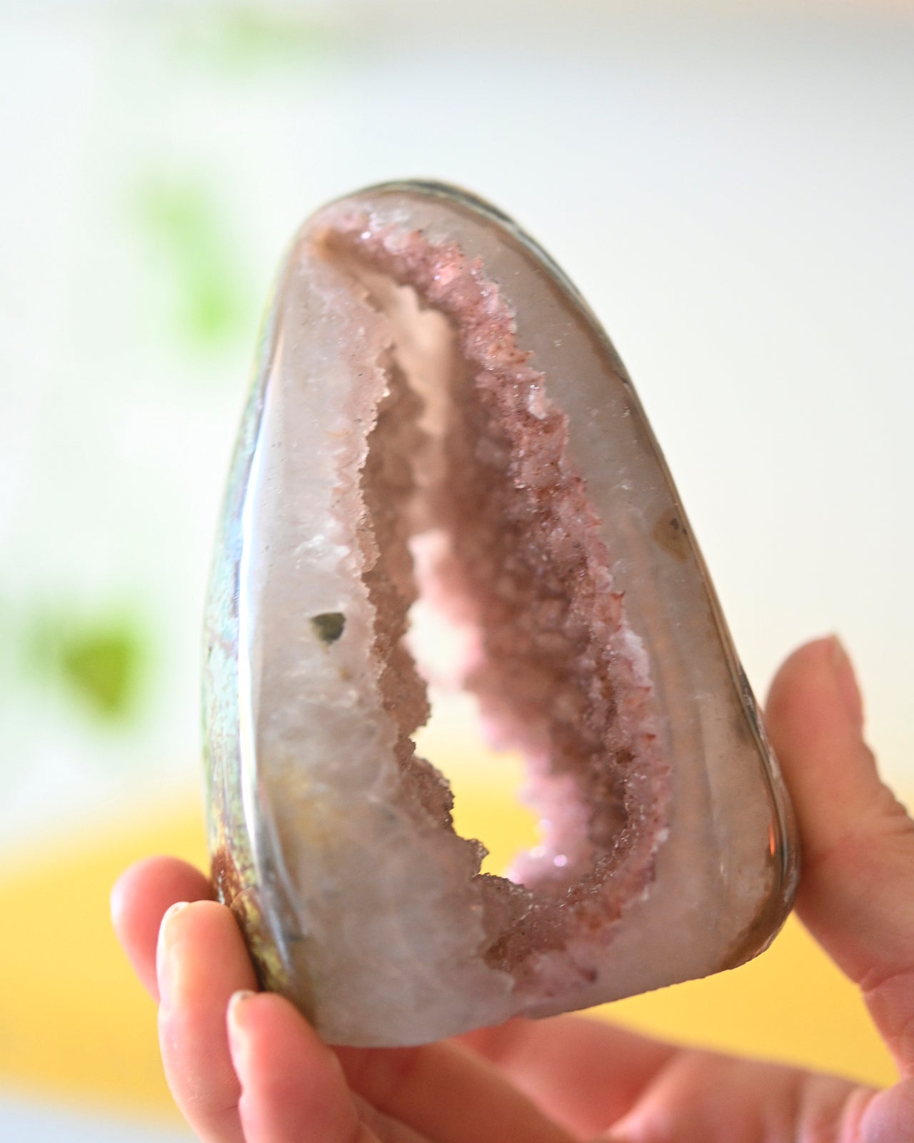 Amethyst Druzy Freeform 4 inch