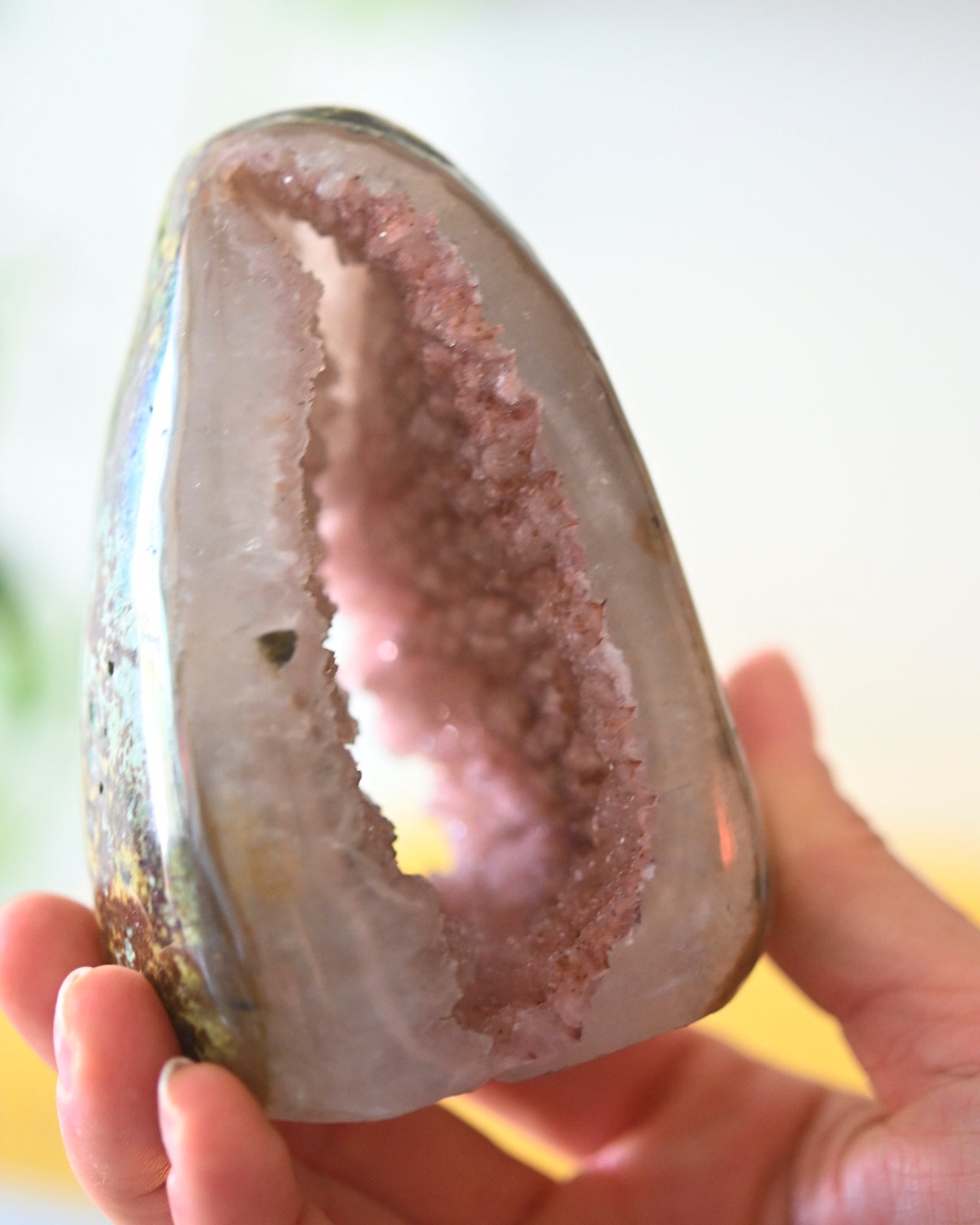Amethyst Druzy Freeform 4 inch