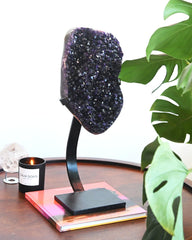 XXL Amethyst Crystal Geode on Stand 20lbs