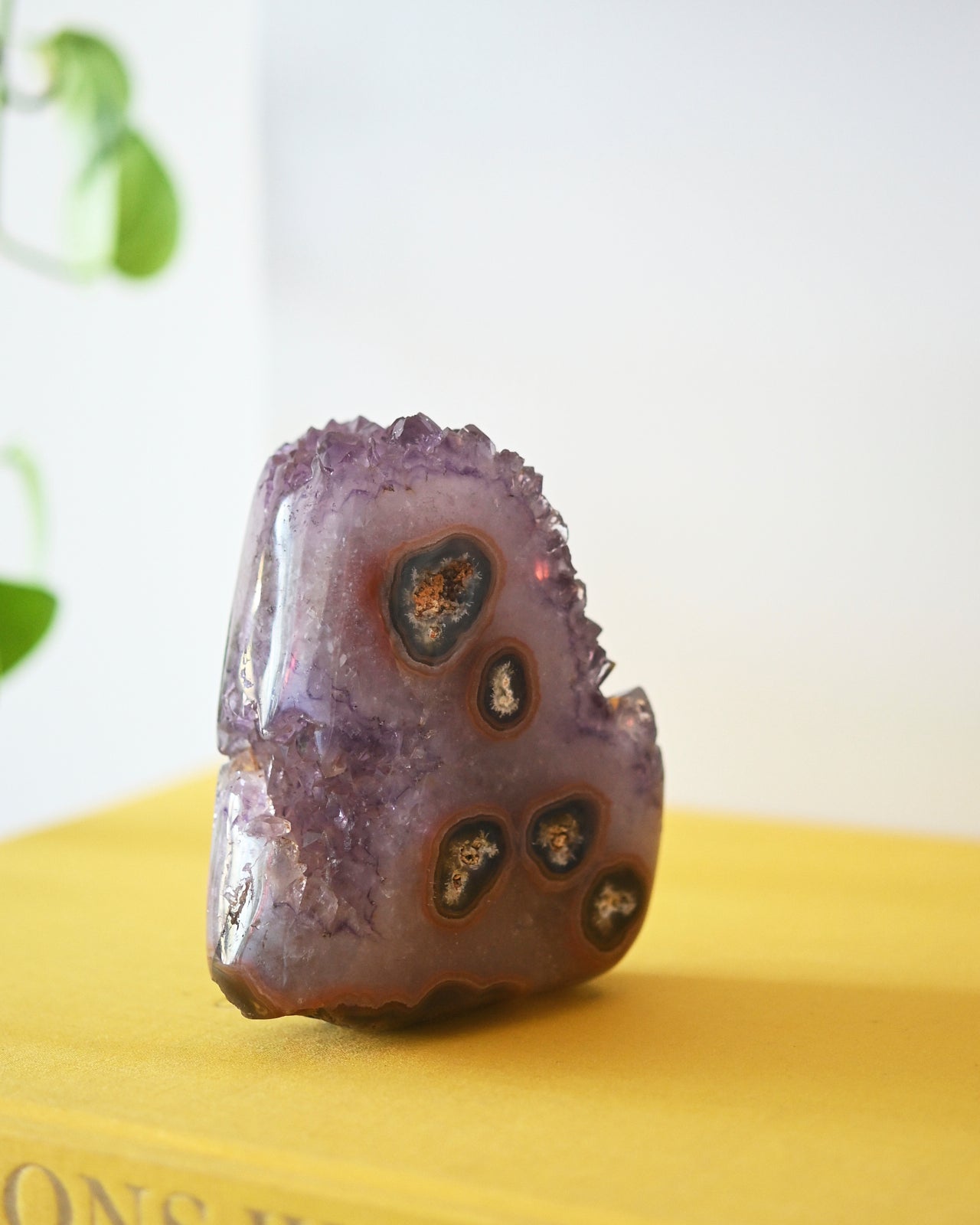 Amethyst Druzy Freeform 4 inch