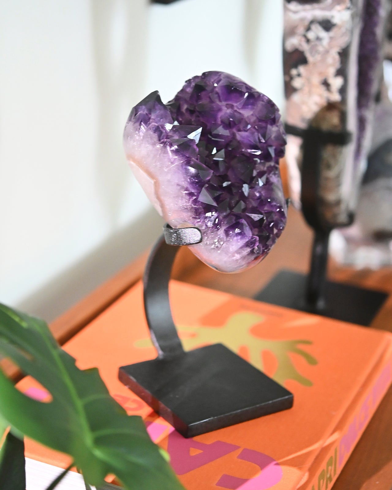 Amethyst Crystal Geode on Stand 6.4lbs