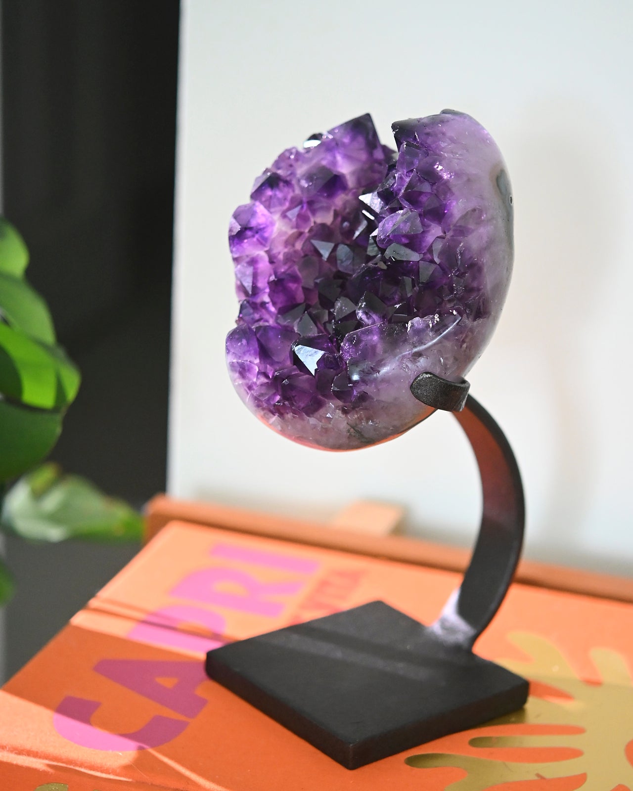 Amethyst Crystal Geode on Stand 6.4lbs