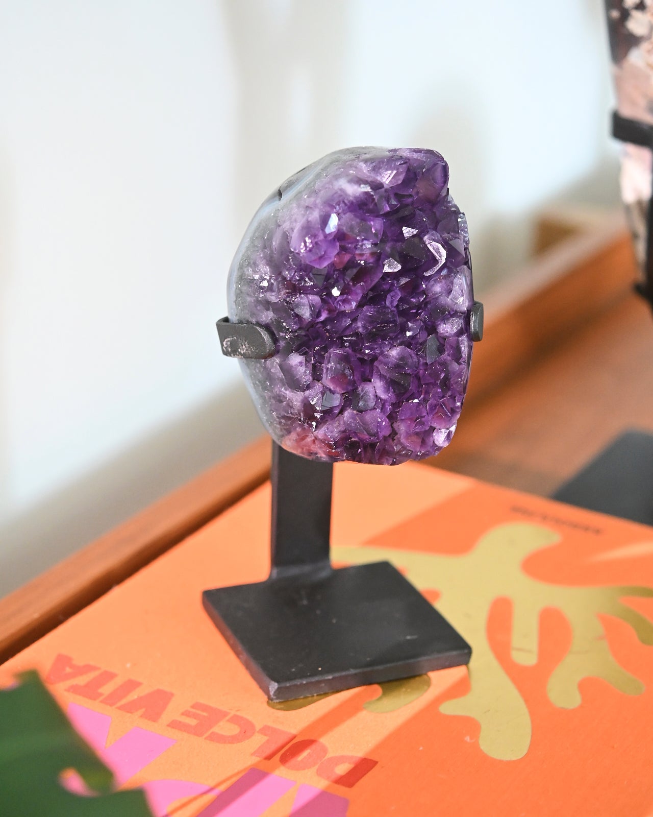 Amethyst Crystal Geode on Stand 3lbs