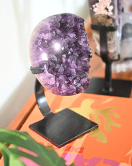 Amethyst Crystal Geode on Stand 6.1lb