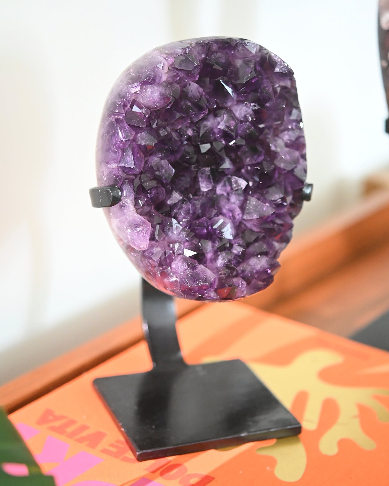 Amethyst Crystal Geode on Stand 6.1lb