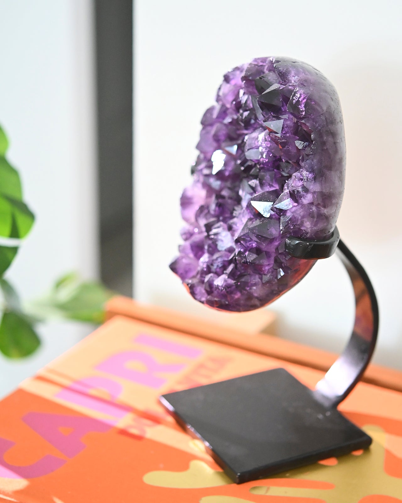 Amethyst Crystal Geode on Stand 6.1lb
