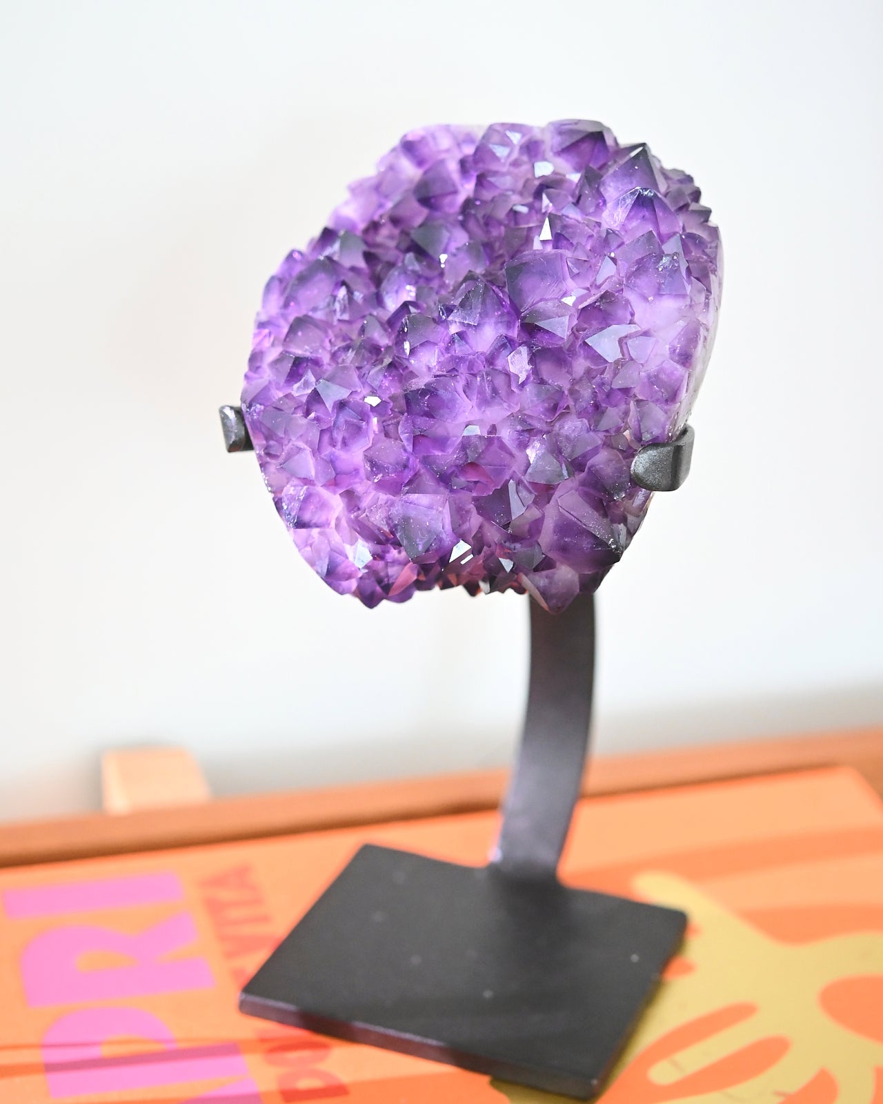 Amethyst Crystal Geode on Stand 6.6lbs