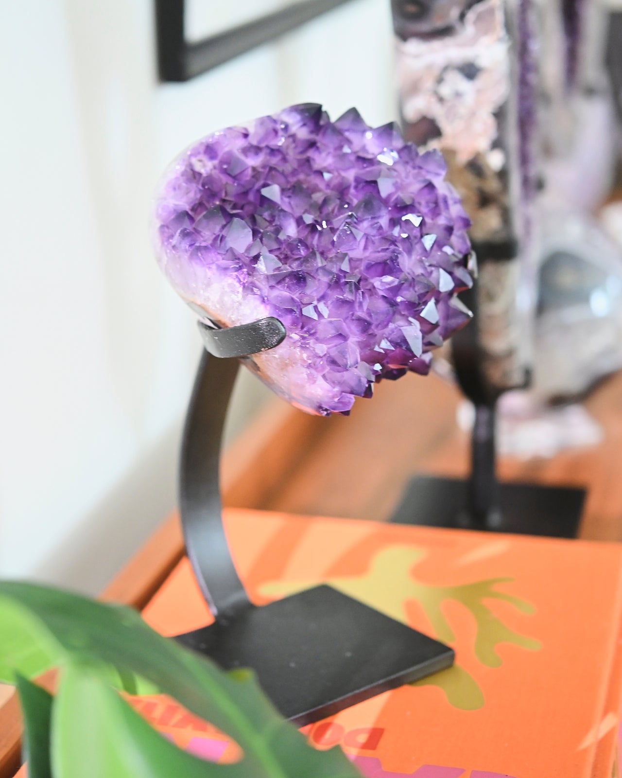 Amethyst Crystal Geode on Stand 6.6lbs