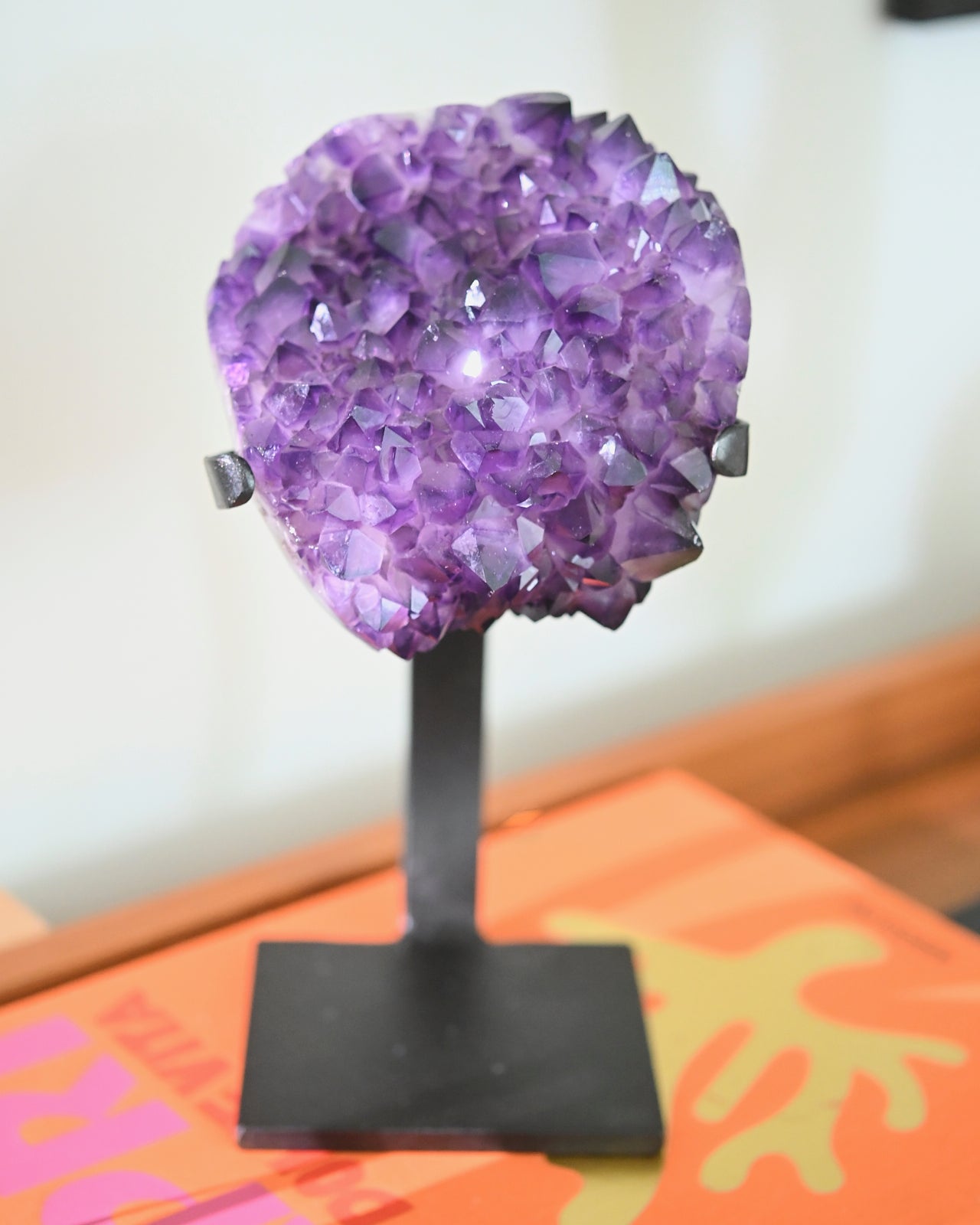 Amethyst Crystal Geode on Stand 6.6lbs