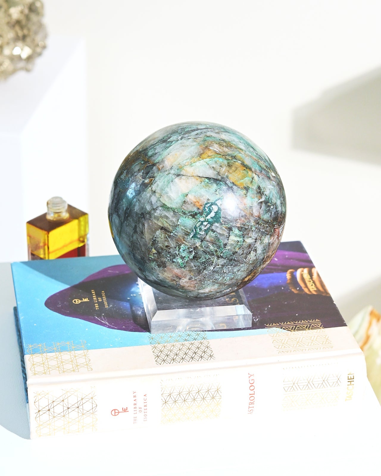 XL Chrysocolla Sphere 7.2lbs