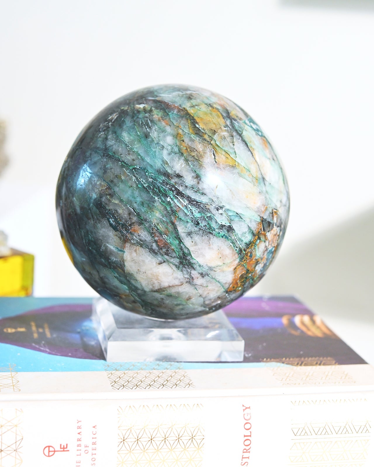 XL Chrysocolla Sphere 7.2lbs